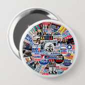 Badge Rond 10 Cm Joe Biden et Kamala Harris 2020 (Devant & derrière)