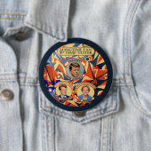 Badge Rond 10 Cm Joe Kennedy pour le président 2016 (En situation)