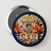 Badge Rond 10 Cm Joe Kennedy pour le président 2016 (Devant & derrière)