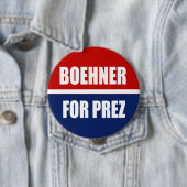 BADGE ROND 10 CM JOHN BOEHNER 2012 (En situation)