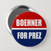 BADGE ROND 10 CM JOHN BOEHNER 2012 (Devant & derrière)