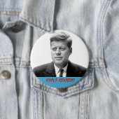Badge Rond 10 Cm John F. Kennedy (En situation)