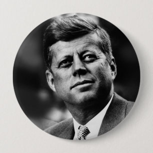 Badge Rond 10 Cm John F Kennedy President