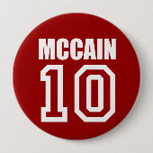 Badge Rond 10 Cm JOHN MCCAIN Électricité (Devant)