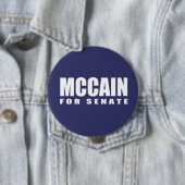 Badge Rond 10 Cm JOHN MCCAIN Électricité (En situation)
