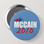 Badge Rond 10 Cm JOHN MCCAIN Électricité (Devant & derrière)