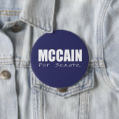 Badge Rond 10 Cm JOHN MCCAIN Électricité (En situation)