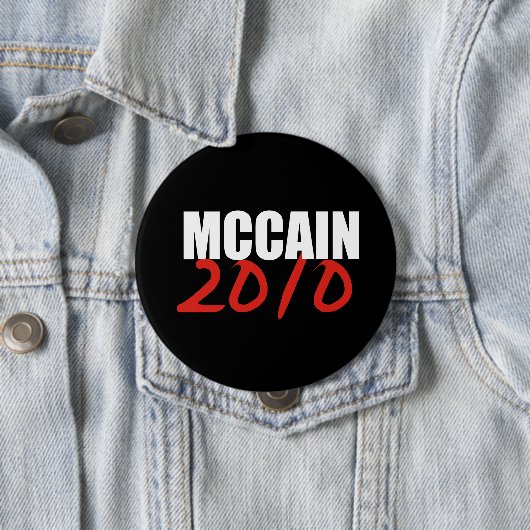 Badge Rond 10 Cm JOHN MCCAIN Électricité (En situation)