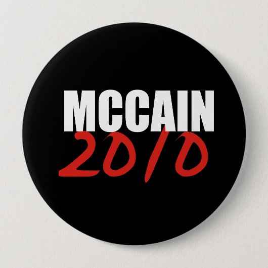 Badge Rond 10 Cm JOHN MCCAIN Électricité (Devant)