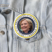 Badge Rond 10 Cm Joint du Président des États-Unis (En situation)