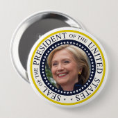 Badge Rond 10 Cm Joint du Président des États-Unis (Devant & derrière)