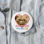 Badge Rond 10 Cm Jonathan - 4" bouton (En situation)