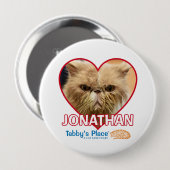 Badge Rond 10 Cm Jonathan - 4" bouton (Devant & derrière)