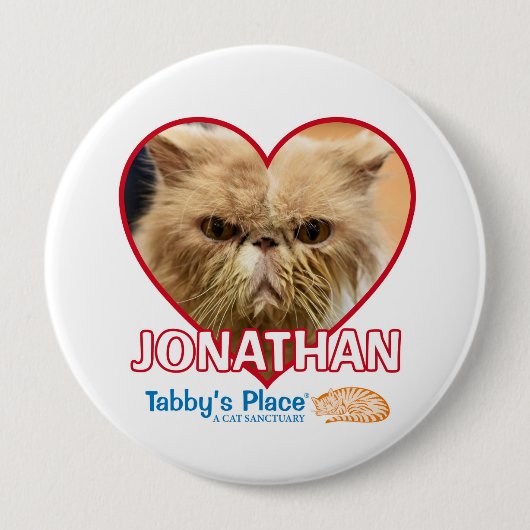 Badge Rond 10 Cm Jonathan - 4" bouton (Devant)