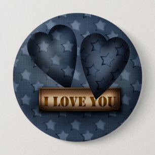 Badge Rond 10 Cm Jour de la Saint Valentin
