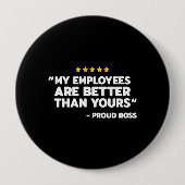 Badge Rond 10 Cm Jour de l'appréciation de l'employé - Drôle Jour d (Devant)