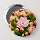 Badge Rond 10 Cm Kalanchoe calandiva (Devant & derrière)