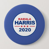 Badge Rond 10 Cm Kamala Harris 2020 - autocollant - (Devant)