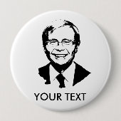 Badge Rond 10 Cm Kevin Rudd (Devant)