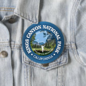 Badge Rond 10 Cm Kings Canyon NP2 (En situation)