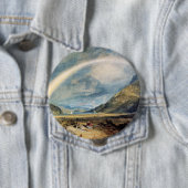 Badge Rond 10 Cm Kitchen Castle, Scotland, Button (En situation)