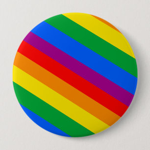 Badge Rond 10 Cm La fierté de GLBT barre 2