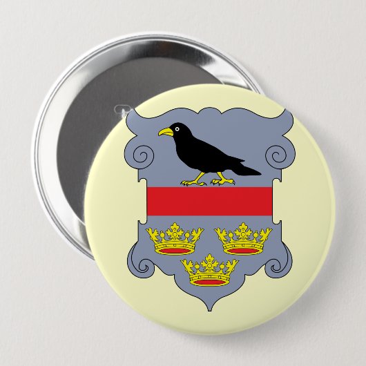 Badge Rond 10 Cm la Galicie, Autriche (Devant & derrière)