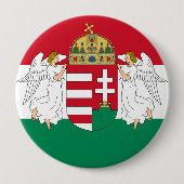 Badge Rond 10 Cm La Hongrie, Hongrie (Devant)