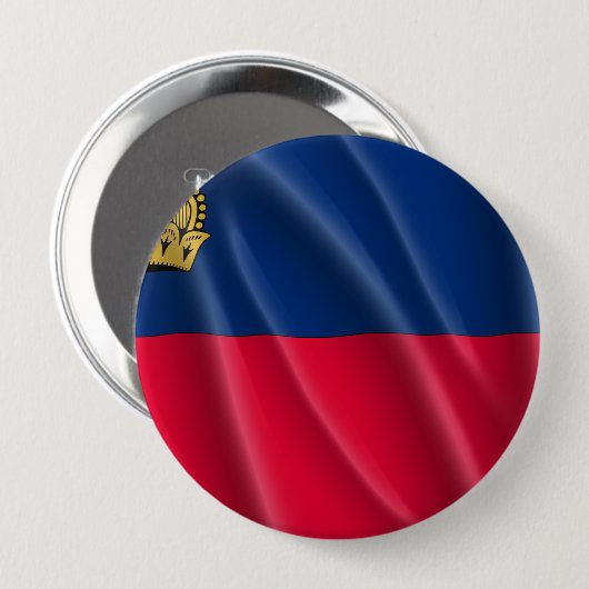 BADGE ROND 10 CM LA LIECHTENSTEIN (Devant & derrière)