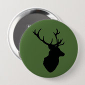 Badge Rond 10 Cm La nuit principale de mâle de conception de "mâle" (Devant & derrière)