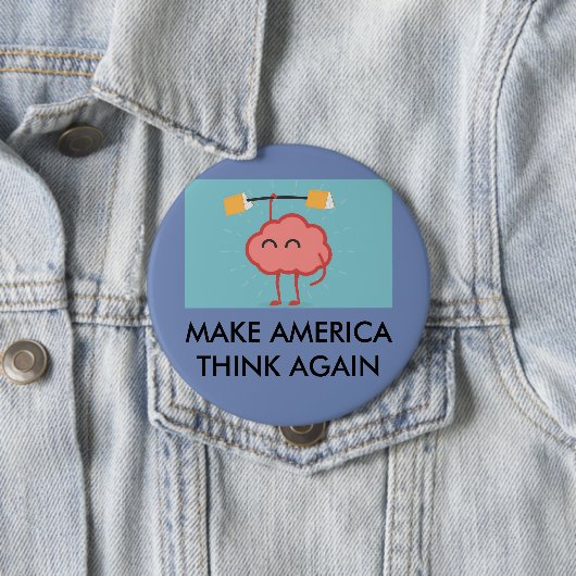 Badge Rond 10 Cm La Science mars (En situation)