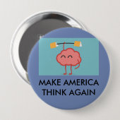 Badge Rond 10 Cm La Science mars (Devant & derrière)