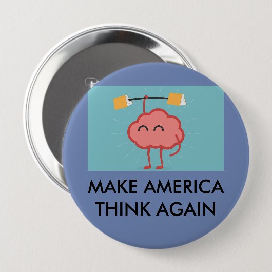 Badge Rond 10 Cm La Science mars (Devant & derrière)