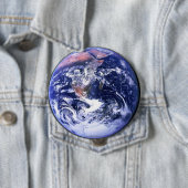 Badge Rond 10 Cm La terre (En situation)