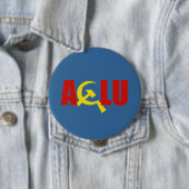 Badge Rond 10 Cm L'ACLU est communiste (En situation)