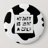 Badge Rond 10 Cm Lait de vache (Devant)