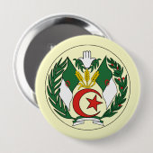 Badge Rond 10 Cm L'Algérie (Devant & derrière)