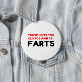 Badge Rond 10 Cm Lauder Farts (En situation)