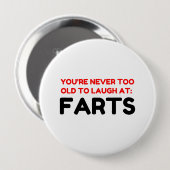 Badge Rond 10 Cm Lauder Farts (Devant & derrière)