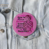 Badge Rond 10 Cm L'autonomisation des femmes. Les femmes parlent d' (En situation)