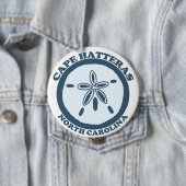 Badge Rond 10 Cm Le Cap Hatteras. (En situation)