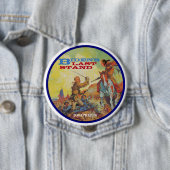 Badge Rond 10 Cm Le dernier support de Biden (En situation)