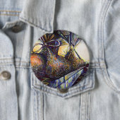 Badge Rond 10 Cm Le destin hurlant de la vie (En situation)