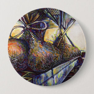 Badge Rond 10 Cm Le destin hurlant de la vie