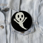Badge Rond 10 Cm Le fantôme de style Chibi (En situation)