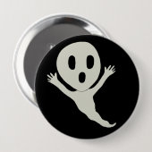 Badge Rond 10 Cm Le fantôme de style Chibi (Devant & derrière)