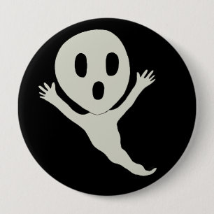Badge Rond 10 Cm Le fantôme de style Chibi