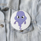 Badge Rond 10 Cm Le fantôme de style Chibi (En situation)