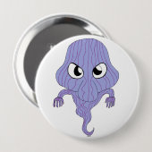 Badge Rond 10 Cm Le fantôme de style Chibi (Devant & derrière)