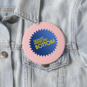 Badge Rond 10 Cm Le fond inspecté par qualité (En situation)